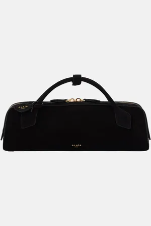 Alaïa Le Teckel suede clutch