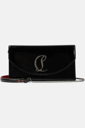 Christian Louboutin Loubi54 leather clutch