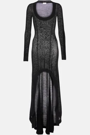 Saint Laurent Virgin wool maxi dress