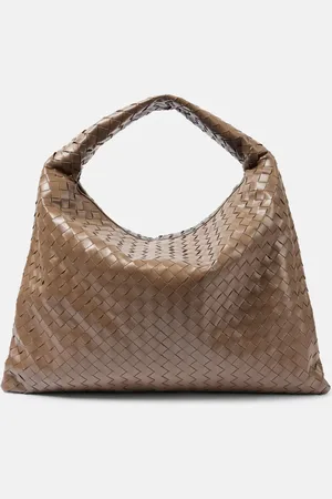 Bottega Veneta Hop Large Intrecciato leather shoulder bag