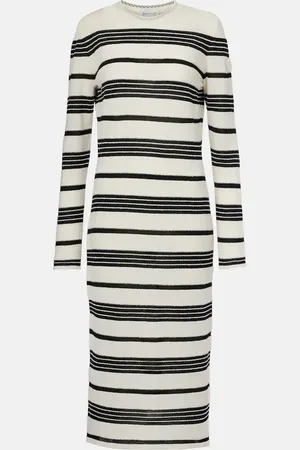 Moncler Cotton-blend midi dress