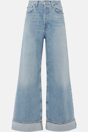 AGOLDE Dame high-rise wide-leg jeans