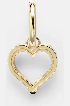 Marie Lichtenberg Baby Charm Heart 18kt single earring with sapphire