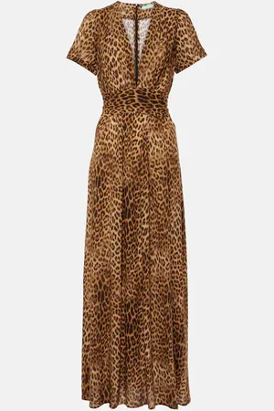 Melissa Odabash Lou cheetah-print maxi dress