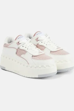 VALENTINO GARAVANI Freedots XL leather platform sneakers