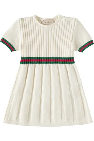 Gucci Baby ribbed-knit wool dress