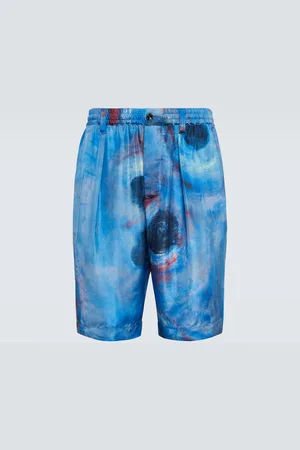 Marni Printed silk shorts