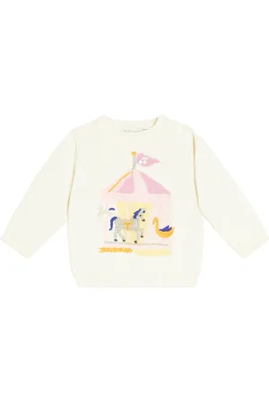 BONPOINT Baby Almire cotton and cashmere sweater