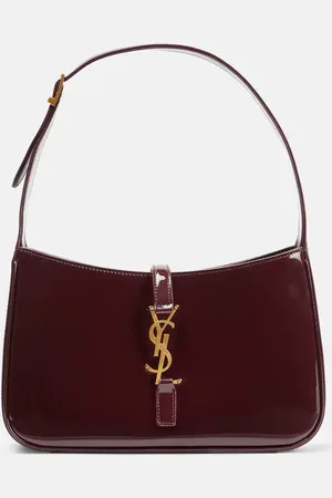 Saint Laurent Le 5 Ã 7 patent leather shoulder bag