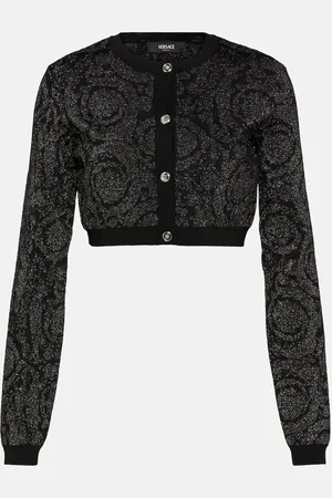 VERSACE Barocco cropped cardigan