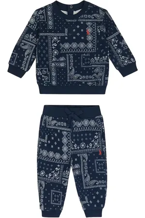 Ralph Lauren Baby cotton-blend sweater and sweatpants set