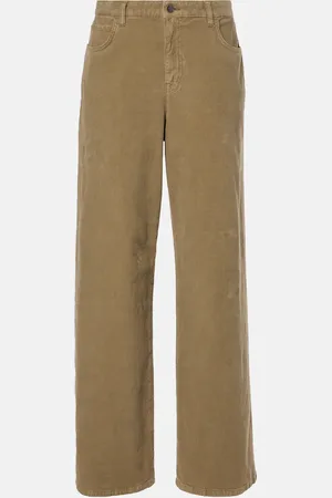 The Row Eglitta cotton corduroy wide-leg pants