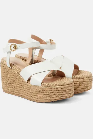 Gianvito Rossi Suede wedge sandals