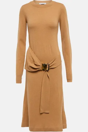 J.W.Anderson Bucked wool midi dress