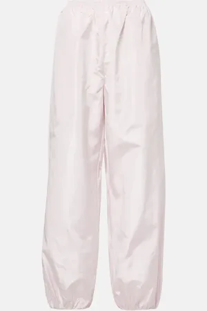 Alaïa Balloon silk wide-leg pants