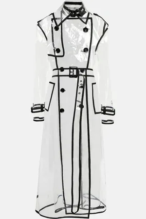 Dolce & Gabbana X Kim sheer PVC trench coat