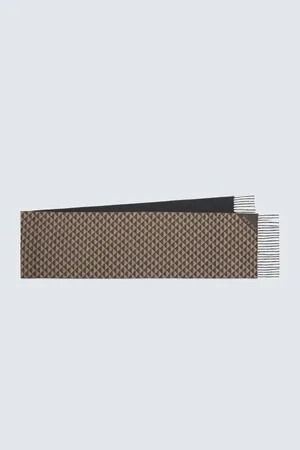 Prada Symbole reversible wool and cashmere scarf