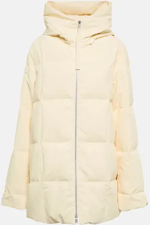 Jil Sander Quilted hooded coat