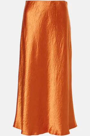 Max Mara Leisure Alessio satin midi skirt