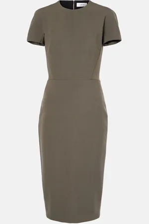 Victoria Beckham CrÃªpe midi dress