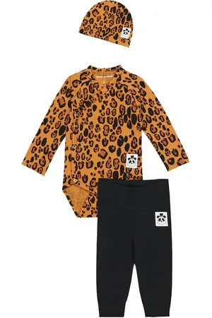 Mini Rodini Baby body, leggings and hat set