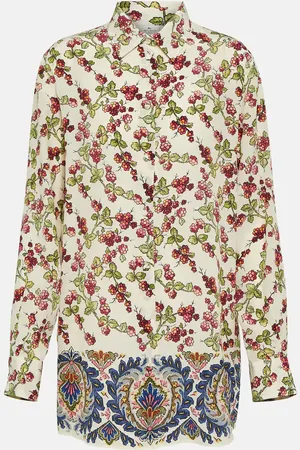 Etro Printed silk shirt