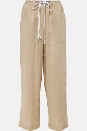 Tory Burch Linen wide-leg pants