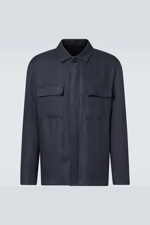 LARDINI Linen overshirt