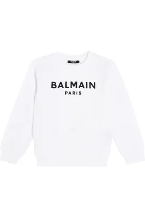 Balmain Logo cotton jersey sweatshirt