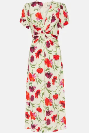 Diane von Furstenberg Clark floral midi dress
