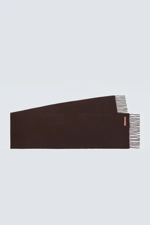 Acne Studios Fringed wool scarf