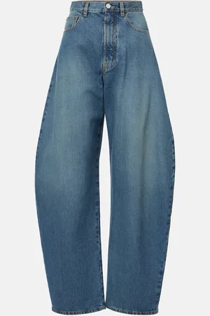 Alaïa High-rise barrel-leg jeans