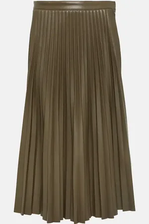 Proenza Schouler White Label faux leather midi skirt