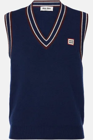 Miu Miu Wool and cashmere sweater vest