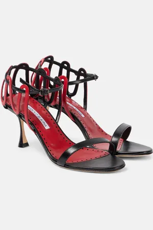 Manolo Blahnik Chafarsan 70 leather sandals