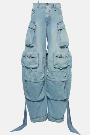 The Attico Cutout cargo jeans