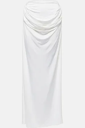 MAGDA BUTRYM Draped jersey maxi skirt