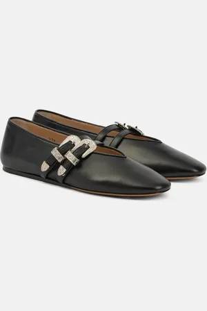 Le Monde Beryl Claudia leather ballet flats