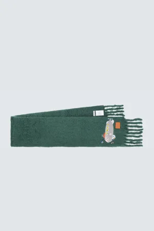 Loewe X Suna Fujita Submarine mohair-blend scarf