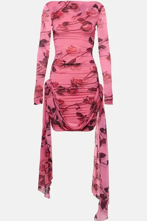 BLUMARINE Printed jersey minidress