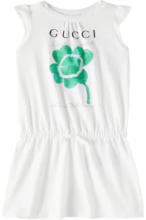 Gucci Printed cotton sweatshirt dress