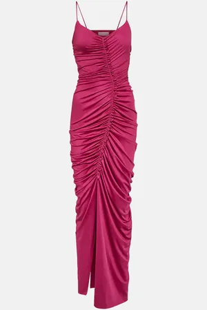 Victoria Beckham Ruched jersey maxi dress