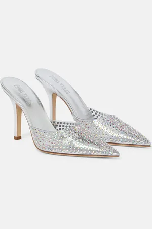 PARIS TEXAS Hollywood embellished PVC mules