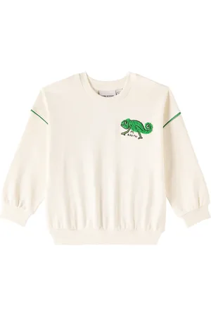 Mini Rodini Lizard cotton jersey sweatshirt