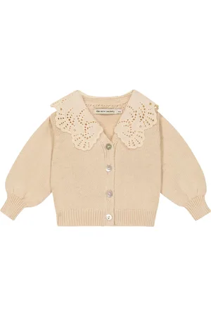 The New Society Baby Venera embroidered cotton cardigan