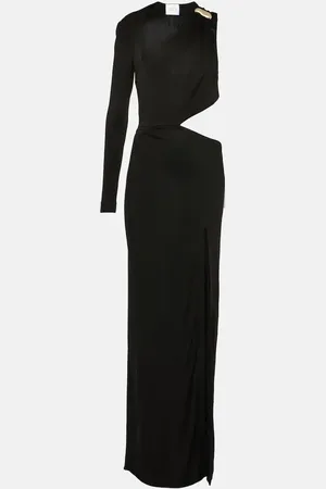 GALVAN Cutout one-shoulder gown