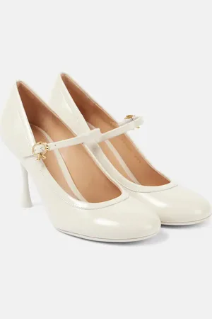 Gianvito Rossi 85 patent leather Mary Jane pumps