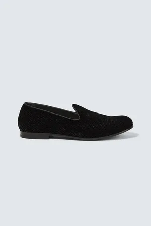 Giorgio Armani Velvet loafers