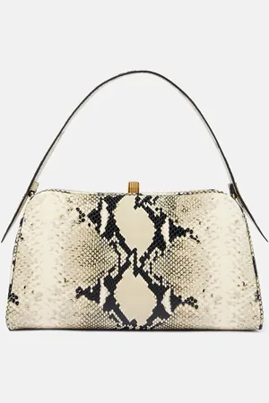 Khaite Cate snake-effect leather shoulder bag