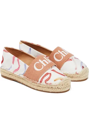 Chloé Woody logo espadrilles